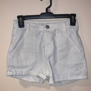 Size 6 White High Waisted Shorts